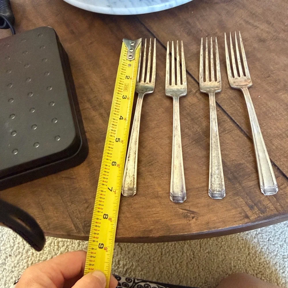 Vintage Westmoreland Sterling silver Dinner Forks 7.25” 180g - Set of 4